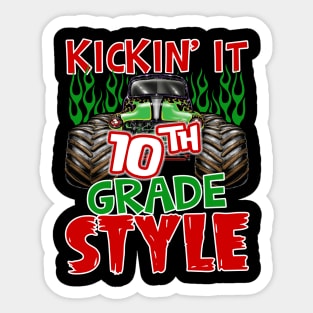 Kickin it 10th Grade Back to School Teacher Sticker